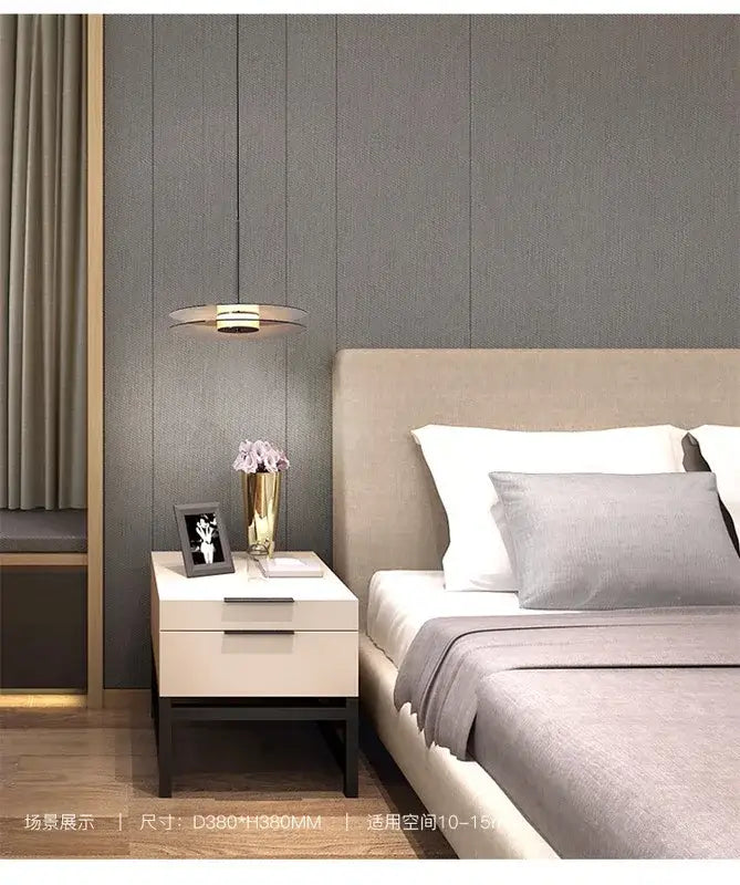 Minimalist matte glass pendant lights for dining room warm led illumination