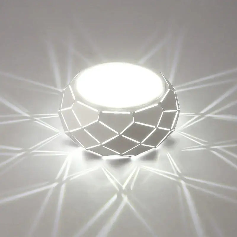 Minimalist metallic dimmable led ceiling light aisle cylinder lamp