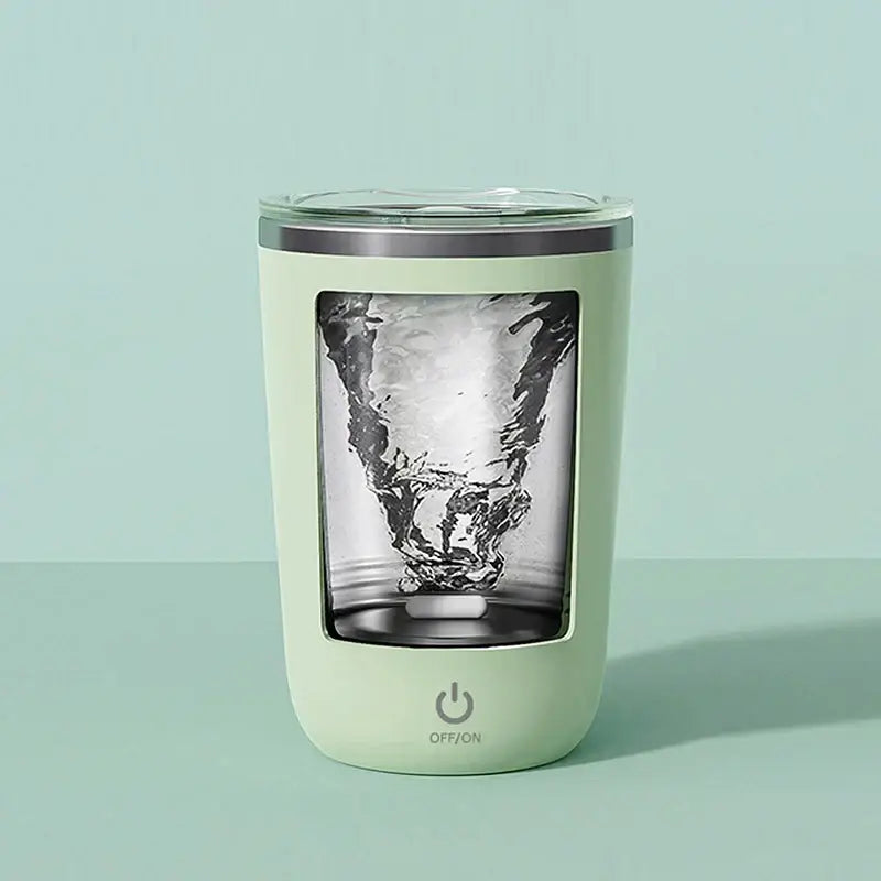 Minimalist pastel electric magnetic stirring coffee cup kitchen mug