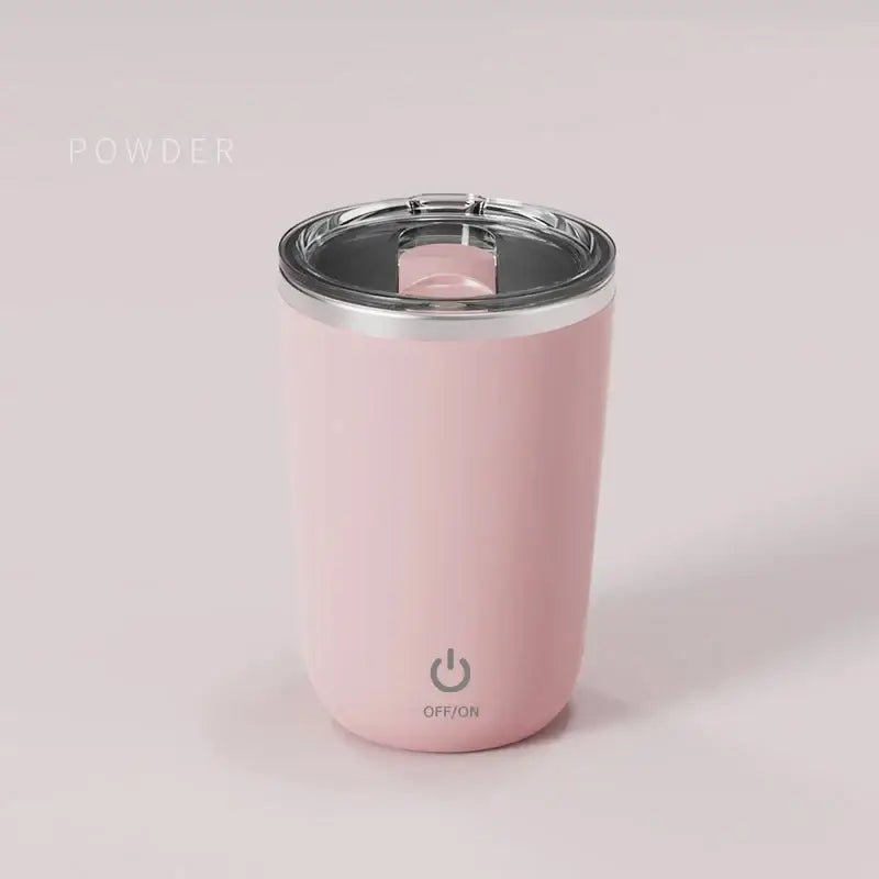 Minimalist pastel electric magnetic stirring coffee cup kitchen mug