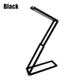 Minimalist silver foldable dimmable led desk lamp study room