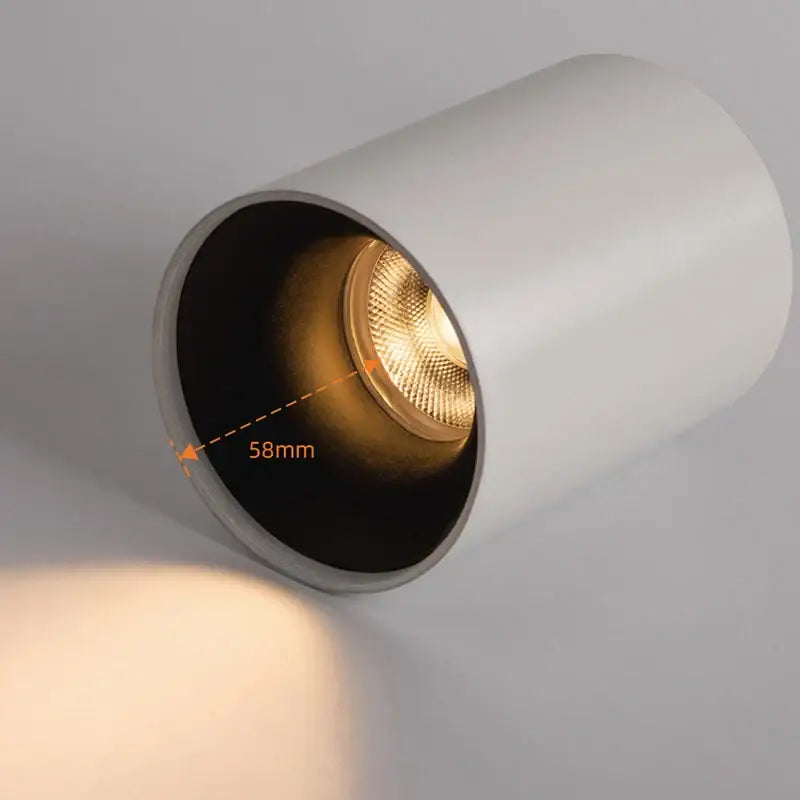 Minimalist white and black led ceiling light bathroom decorbites led