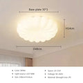 Minimalist white cloud led ceiling light for bedroom decor