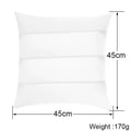 Minimalist white inflatable pillow core set of 4 bedroom inserts