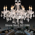Modern 8 arm crystal k9 chandelier living room lighting
