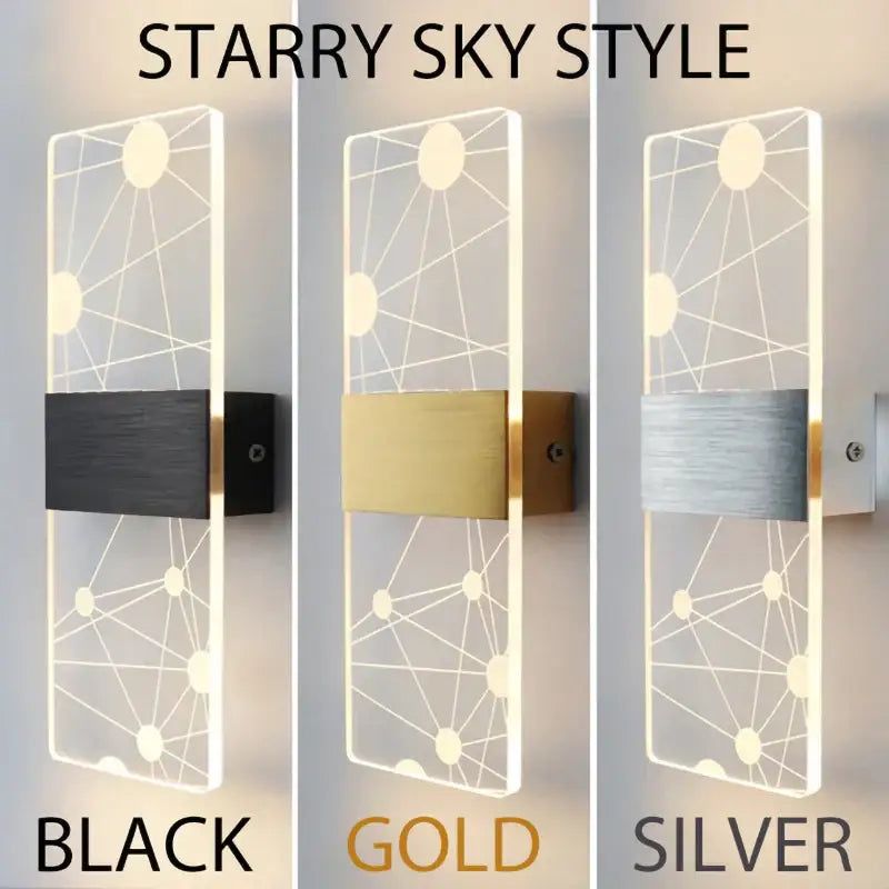 Modern acrylic touch sensor led wall lamp bedroom sconce