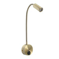 Modern adjustable gooseneck led bedside wall sconces bedroom reading lamp
