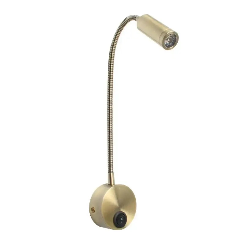 Modern adjustable gooseneck led bedside wall sconces bedroom reading lamp