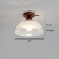 Modern amber glass and brass led ceiling lamp dining room