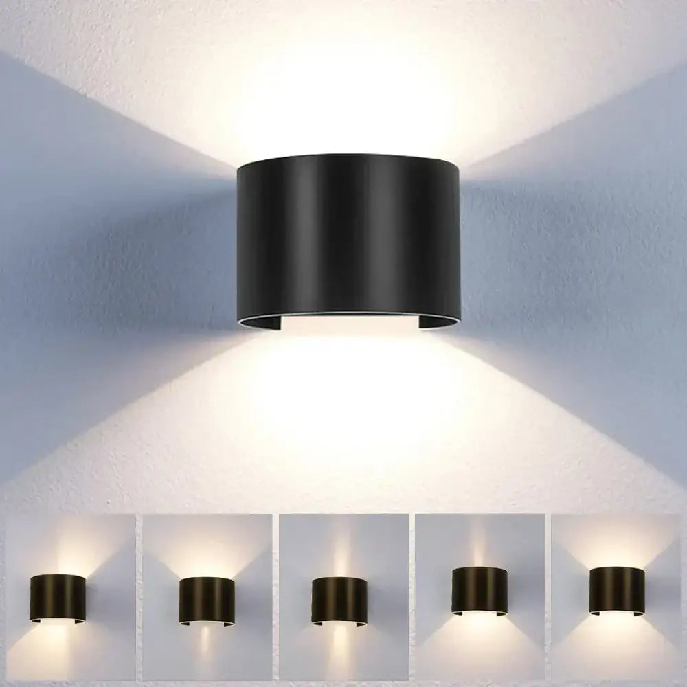 Modern black adjustable aluminum wall sconce – bedroom led light