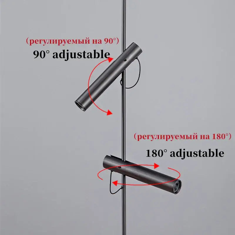 Modern black adjustable led pendant chandelier for kitchen