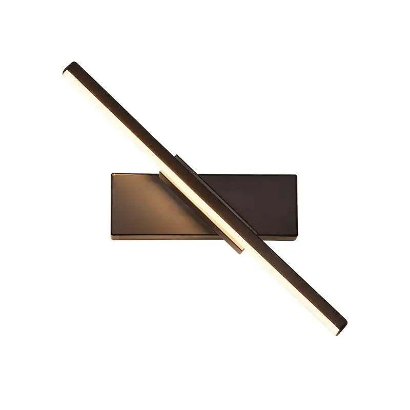 Modern black adjustable led wall sconce bedroom lamp
