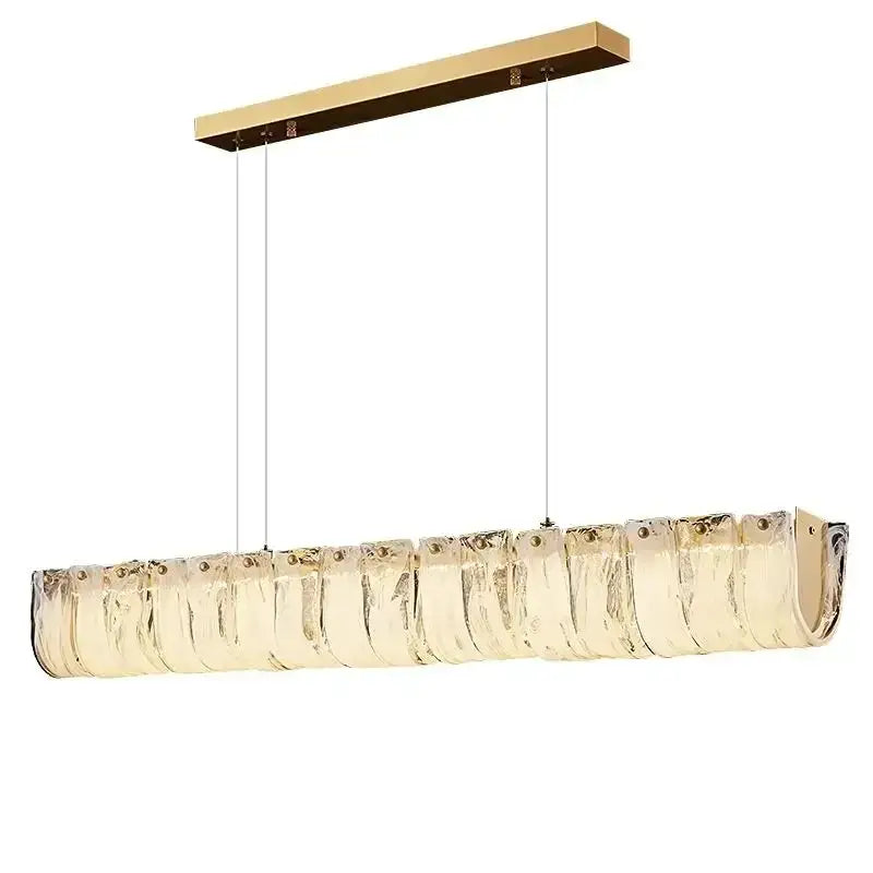 Modern black and clear decorbites cloud glass chandelier dining room