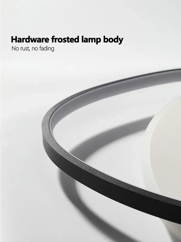 Modern black and white led ceiling lamp for bedroom