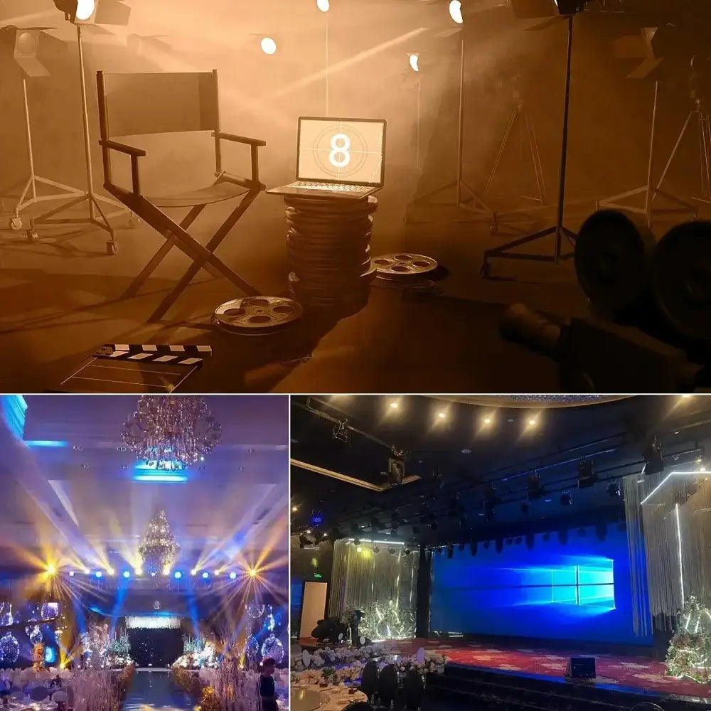 Modern black big dipper cob stage light – party room led fixture