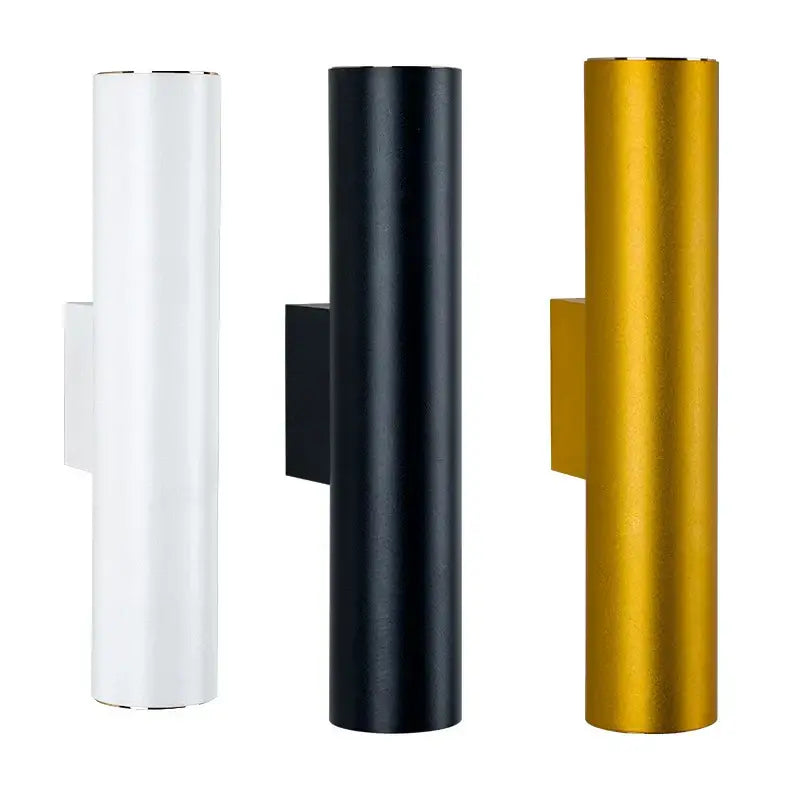 Modern black cob led wall lamp bedroom up down sconce