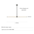Modern black copper glass pendant dining room hanging lamp