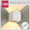 Modern black courtyard led wall light outdoor garden sconce