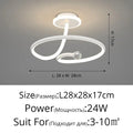 Modern black crystal chandelier living room white led ring light