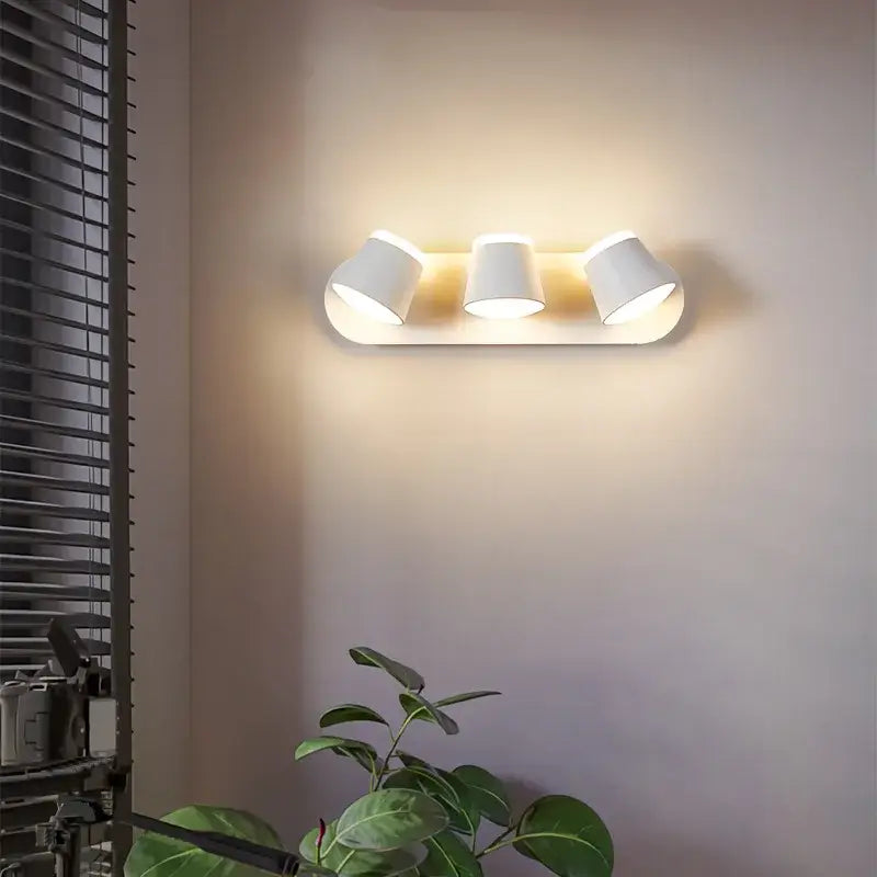 Modern black decorbites adjustable led wall lamp bedroom sconce