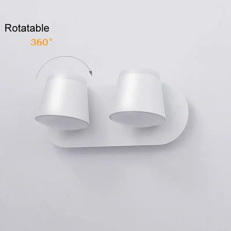 Modern black decorbites adjustable led wall lamp bedroom sconce