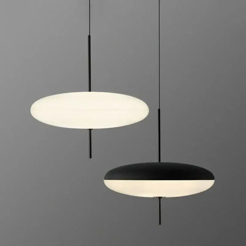 Modern black designer iron pendant light for dining room and bar