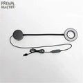 Modern black dimmable led wall lamp bedroom gooseneck reading light