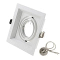 Modern black double ring led recessed ceiling light for living room
