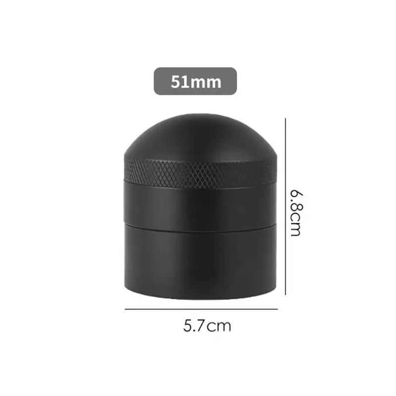 Modern black espresso needle distributor for kitchen coffee grounds