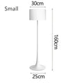 Modern black glossy design mushroom floor lamp for living room