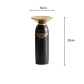 Modern black & gold tray vase candlestick set living room decor