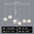 Modern black iron cage pendant lamp kitchen island lighting