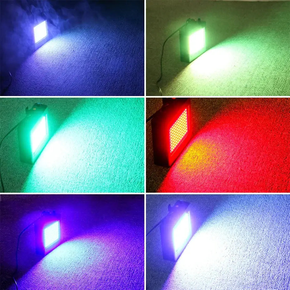 Modern black led strobe flash light party room sound control panel
