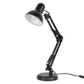 Modern black metal adjustable swing arm desk lamp bedroom office
