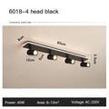 Modern black metal led ceiling lamp – living room track lighting