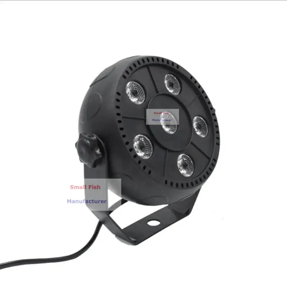 Modern black mini led flat par lights party room sound activated