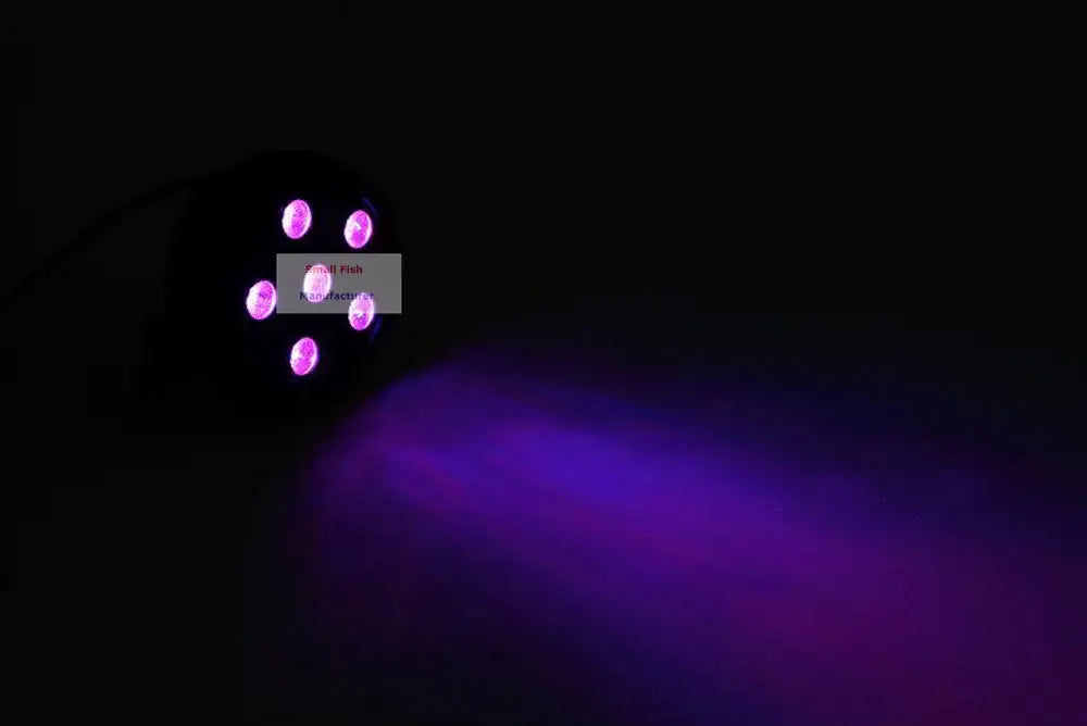 Modern black mini led flat par lights party room sound activated