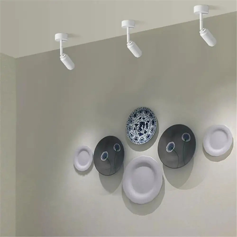Modern black & white adjustable beam led ceiling lamp living room