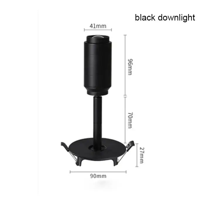 Modern black & white adjustable beam led ceiling lamp living room