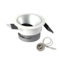 Modern black & white adjustable gu10 mr16 ceiling downlight bedroom