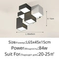 Modern black & white decorbites geometric chandelier bedroom light