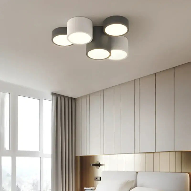 Modern black & white decorbites geometric chandelier bedroom light