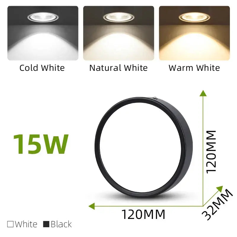 Modern black & white decorbites led ceiling lamp kitchen light
