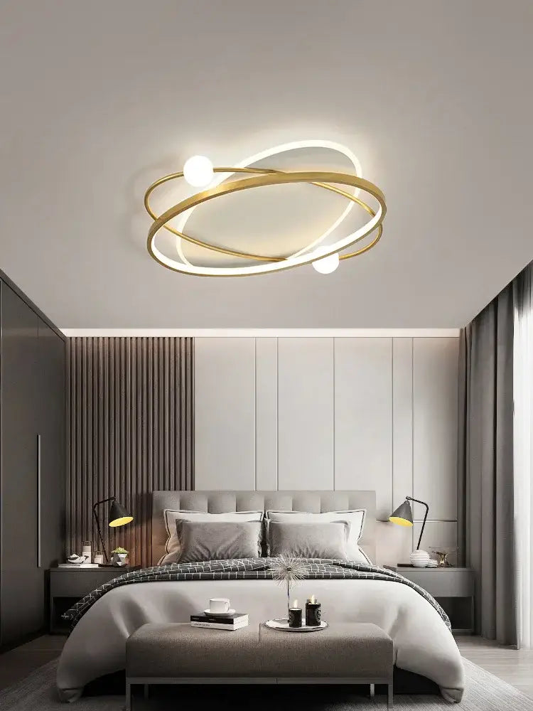 Modern black & white decorbites led ceiling light living room