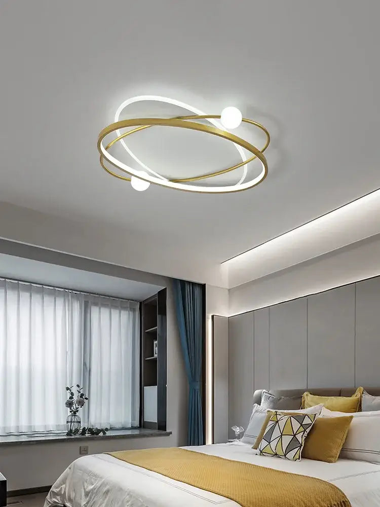 Modern black & white decorbites led ceiling light living room