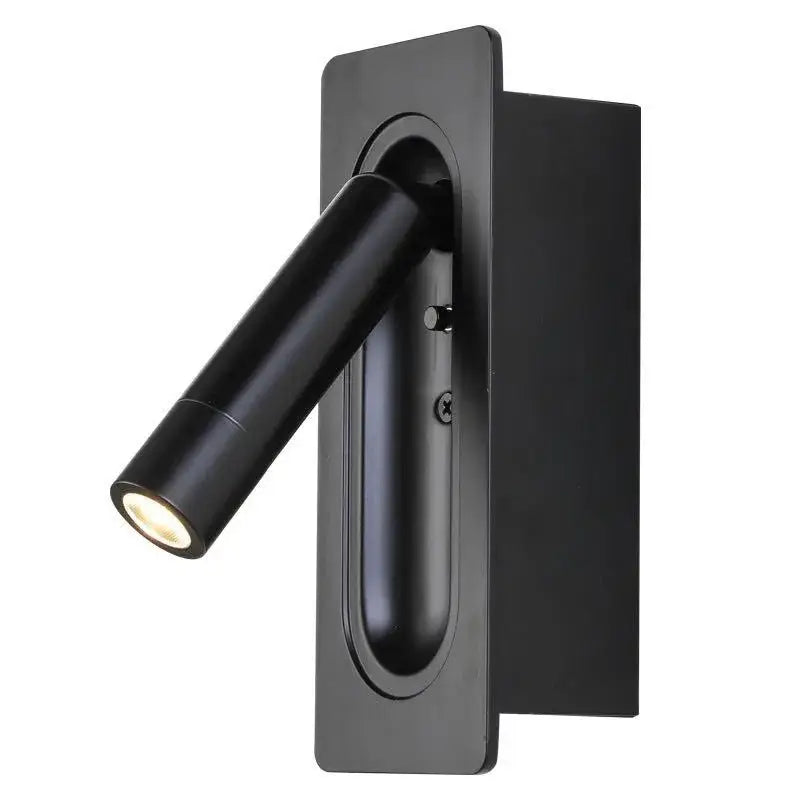 Modern black & white led bedside wall lamp bedroom reading light