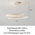 Modern black & white spiral chandelier living room pendant light