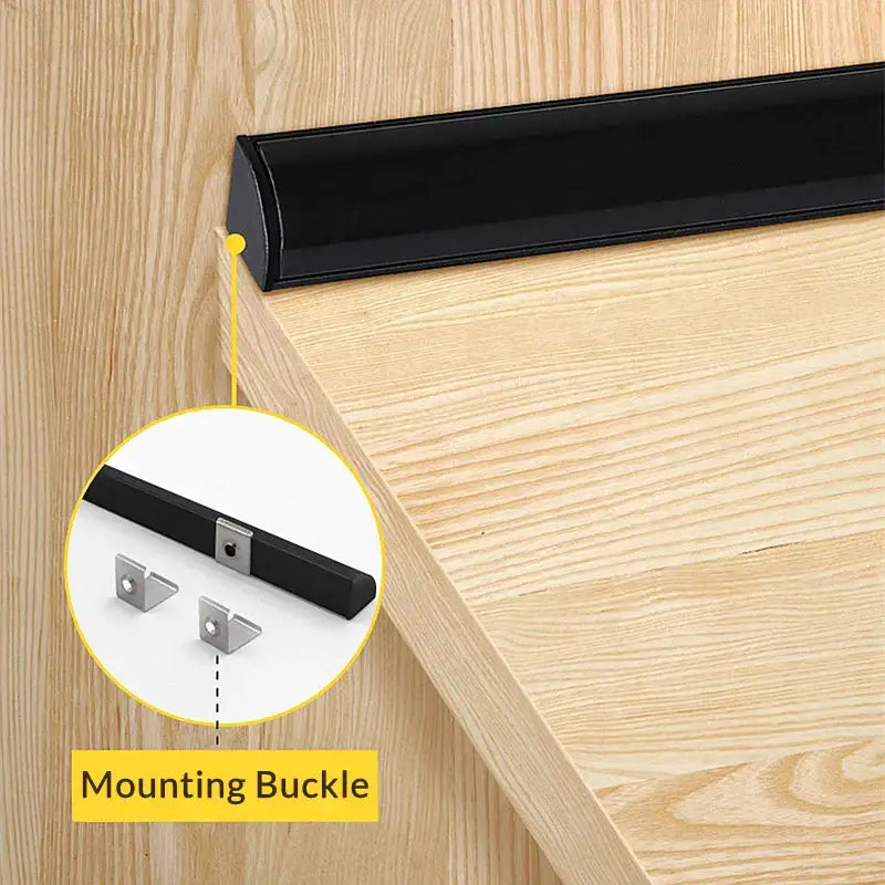 Modern black & white tube bar light living room linear strip lighting