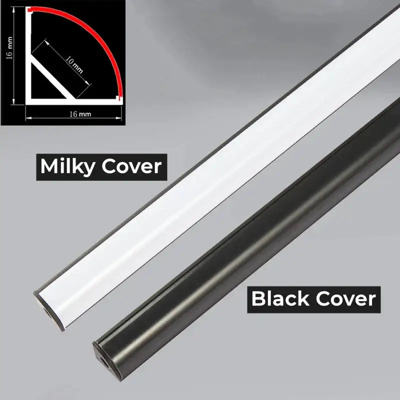 Modern black & white tube bar light living room linear strip lighting