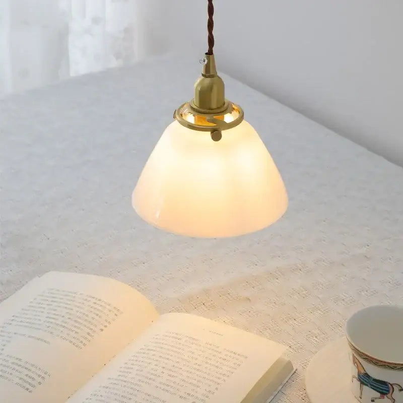 Modern brass and clear glass chandelier pendant light for dining room
